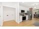 Modern kitchen with stainless steel appliances and ample storage space at 4226 Cornelius Ave, Indianapolis, IN 46208