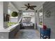 Cozy front porch with a porch swing, offering a comfortable and relaxing outdoor space at 4813 E 11Th St, Indianapolis, IN 46201