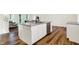 Stylish kitchen island features granite countertops, stainless steel dishwasher, and a modern faucet at 586 Shady Creek Dr, Greenwood, IN 46142