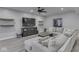 Finished basement with sectional sofa and entertainment area at 6525 Carolina Blvd, Indianapolis, IN 46217