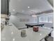 Basement bar area with white countertops, table tennis, and decor at 6525 Carolina Blvd, Indianapolis, IN 46217