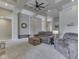 Inviting living room with high ceilings, neutral tones and lots of space at 6525 Carolina Blvd, Indianapolis, IN 46217