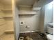 Laundry hookups in a basement at 667 E Edgewood Ave, Indianapolis, IN 46227