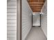 Neutral hallway area with two doors, overhead lighting, and carpet flooring at 8176 Shorewalk Dr # C, Indianapolis, IN 46236