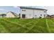 View of a well manicured lawn and the rear of a house at 1124 Paradise Ct # B, Greenwood, IN 46143