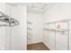 Large walk-in closet with a plethora of metal shelving at 1124 Paradise Ct # B, Greenwood, IN 46143