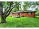 Backyard featuring a wooden deck that adds a touch of character to the outdoor space at 11630 Deanna Dr, Indianapolis, IN 46229