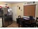 Eat in kitchen featuring stainless steel appliances, warm walls and a window for plenty of natural light at , Indianapolis, IN 46241