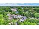 Beautiful aerial view of a neighborhood with tree lined streets and various colorful homes at 1338 N Parker Ave, Indianapolis, IN 46201