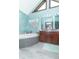 Elegant bathroom with soaking tub, dual vanities, and contemporary design at 1497 N 200 W, Greenfield, IN 46140