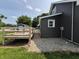 Backyard with an attractive deck and shed, perfect for outdoor entertaining and storage at 1501 California St, Columbus, IN 47201