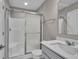 Modern bathroom featuring a shower-tub combination, vanity, and updated fixtures at 15359 Manning Way, Westfield, IN 46074