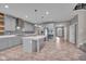 Open kitchen featuring a spacious island, stainless appliances, and ample cabinet storage at 15359 Manning Way, Westfield, IN 46074