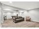 Spacious finished basement with recessed lights, comfortable seating, and a pool table for recreation at 1808 Woodfield Dr, Greenwood, IN 46143
