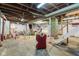 Unfinished basement with concrete floor and exposed ceiling, ready for customization at 3018 S Anthony Blvd, Fort Wayne, IN 46806