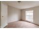 The bedroom features carpet, a window and closet at 3149 Carson Ave, Indianapolis, IN 46227