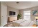 This is the main bedroom that is furnished at 3149 Carson Ave, Indianapolis, IN 46227