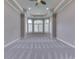 The primary bedroom has a great bay window, ceiling fan, recessed lighting, and neutral carpet at 3795 Claybrook Ct, Bargersville, IN 46106