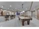 Spacious game room with a bar area, perfect for entertaining guests at 3795 Claybrook Ct, Bargersville, IN 46106