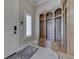Well-organized mudroom with custom built-ins and a convenient bench at 3795 Claybrook Ct, Bargersville, IN 46106