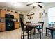 Functional kitchen with a cozy dining area, neutral cabinets, and modern appliances at 4233 Pearson Dr, Westfield, IN 46062