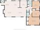 Detailed floor plan showcasing the layout of the home's living spaces, bedrooms, and bathrooms at 4350 Sylvan Rd, Indianapolis, IN 46228