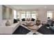 Stylish living room with natural light, neutral decor, and modern furnishings at 4358 Persian St, Greenwood, IN 46143