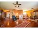 Bright and spacious living room with hardwood floors, natural light, and neutral colors at 4420 Victory Blvd, Indianapolis, IN 46203