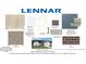 Selection of home materials, including flooring, cabinetry, siding, brick and bath/kitchen finishes in neutral tones at 5084 Foxley Park Ln, Avon, IN 46123