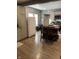 Spacious kitchen with ample cabinet space, a center island, and modern appliances at 52 S 16Th Ave, Beech Grove, IN 46107