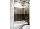 Bathroom featuring tub and shower at 5425 N Delaware St, Indianapolis, IN 46220