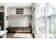 Mud room with storage bench, cabinets and coat hooks at 5425 N Delaware St, Indianapolis, IN 46220