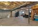 Spacious basement featuring utilities, storage, and potential for customization, ready to be finished your way at 7356 Woodington Pl, Indianapolis, IN 46259