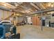 Large basement space with unfinished walls and ceiling, perfect for creating a custom entertainment or storage area at 7356 Woodington Pl, Indianapolis, IN 46259