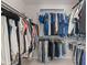 Spacious walk-in closet with ample storage and organization system at 7356 Woodington Pl, Indianapolis, IN 46259