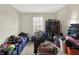 View of the very cluttered bedroom. Not a great marketing photo! at 7906 States Bend Ln, Indianapolis, IN 46239