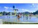 Community splashpad area featuring various water features for and families to enjoy at 7906 States Bend Ln, Indianapolis, IN 46239