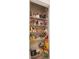 Pantry featuring wire shelves and organized food storage at 8842 Twain Ln, Indianapolis, IN 46239