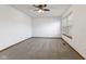 This cozy bedroom features new carpet, fresh paint and plenty of natural light at 10938 E Mount Vernon N Trl, Indianapolis, IN 46229