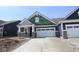 Attractive home showcasing gray siding, a two-car garage, and a well-designed facade perfect for curb appeal at 12524 Morning Ridge Way, Noblesville, IN 46060