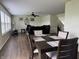 Cozy dining room featuring a modern table set and comfortable seating, perfect for Gathering gatherings at 1442 Bank Pl, Indianapolis, IN 46231