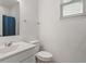 Clean bathroom with white vanity, modern fixtures, and a bright mirror at 15736 Conductors Dr, Westfield, IN 46074