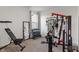 Home workout room featuring weights, workout machines, and plenty of space for exercising at 15736 Conductors Dr, Westfield, IN 46074