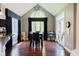 Dining area features a table and chairs with a large window at 16307 Stony Ridge Dr, Noblesville, IN 46060