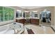 Bright bathroom featuring a large soaking tub and double vanity with wood cabinets and plenty of storage at 2034 Dynasty Ridge Rd, Martinsville, IN 46151