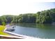 Scenic lake view with boat docks and lush green surroundings at 2034 Dynasty Ridge Rd, Martinsville, IN 46151