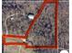 An aerial view of the property boundaries outlining the land at 2246 E Yellowwood Ln, Martinsville, IN 46151