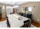 Formal dining room featuring a large table with seating for six and decorative lighting at 227 Vestal Rd, Plainfield, IN 46168