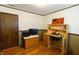 Functional office space with built-in desk, ample light, and organized workspace at 227 Vestal Rd, Plainfield, IN 46168