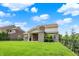 Lush, well-maintained backyard offering ample space and featuring mature trees at 2715 Benmore Ct, Zionsville, IN 46077